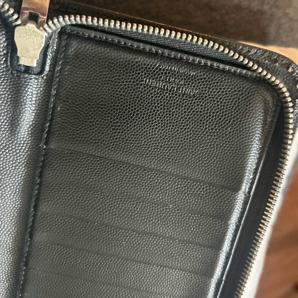 Saint Laurent Zip-Around Organizer Wallet Like New - Picture 10 of 12